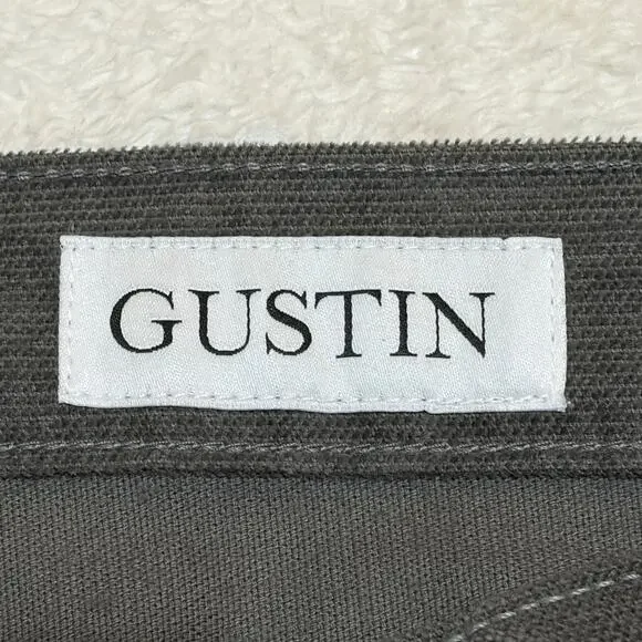 Gustin Jeans Mens 33 x 36 Gray California Straight Fit Denim Classic Made in USA - Picture 4 of 10